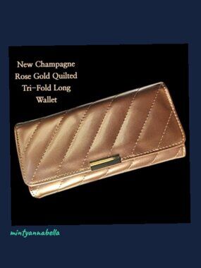 🆕️Quilted Tri-Fold Wallet